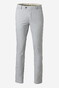 Meyer New York Casual Lightweight Two-Tone Look Organic Cotton Stretch Broek Licht Grijs