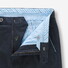 Meyer New York Casual Lightweight Two-Tone Look Organic Cotton Stretch Broek Navy
