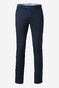Meyer New York Casual Lightweight Two-Tone Look Organic Cotton Stretch Broek Navy
