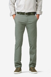 Meyer New York Casual Lightweight Two-Tone Look Organic Cotton Stretch Broek Olive