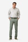 Meyer New York Casual Lightweight Two-Tone Look Organic Cotton Stretch Broek Olive