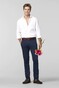 Meyer New York Exclusive Fine Satin Pima Cotton Kapok Broek Marine