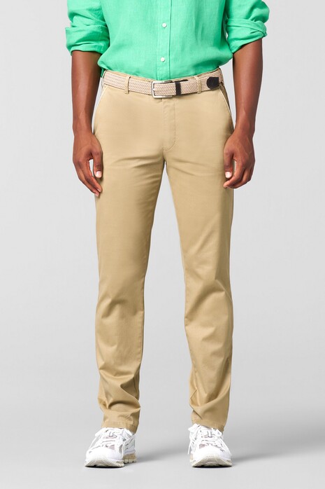 Meyer New York Organic Cotton Stretch Summer Twill Broek Zand