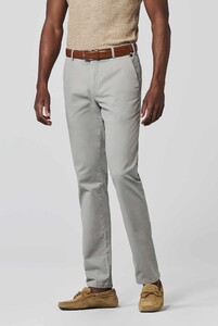 Meyer New York Soft Summer Twill Organic Cotton Broek Grijsbeige