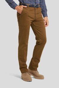 Meyer New York Solid Color Fine Texture Details Pants Caramel