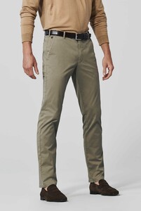Meyer New York Summer Twill Organic Cotton Lightweight Fine Gabardine Broek Stone Beige