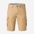 Meyer Orlando Cargo Solid Color Organic Cotton Subtle Stretch Bermuda Camel