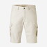 Meyer Orlando Cargo Solid Color Organic Cotton Subtle Stretch Bermuda Licht Beige