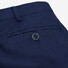 Meyer Orlando Cargo Solid Color Organic Cotton Subtle Stretch Bermuda Marine Blue