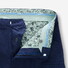 Meyer Orlando Cargo Solid Color Organic Cotton Subtle Stretch Bermuda Marine Blue