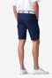 Meyer Orlando Cargo Solid Color Organic Cotton Subtle Stretch Bermuda Marine Blue