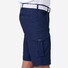 Meyer Orlando Cargo Solid Color Organic Cotton Subtle Stretch Bermuda Marine Blue