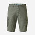 Meyer Orlando Cargo Solid Color Organic Cotton Subtle Stretch Bermuda Olive