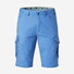 Meyer Orlando Cargo Solid Color Organic Cotton Subtle Stretch Bermuda Royal Blue