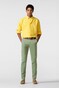 Meyer Oslo Flex Ultralight Microstructure Cotton Two-Way Stretch Broek Sage Green