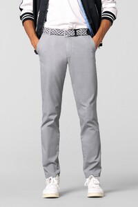 Meyer Oslo Flex Ultralight Microstructure Cotton Two-Way Stretch Pants Grey