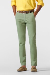 Meyer Oslo Flex Ultralight Microstructure Cotton Two-Way Stretch Pants Sage Green