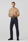 Meyer Oslo Modern Fairtrade Cotton Flatfront Flex Broek Navy