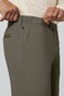 Meyer Oslo Twill Organic Cotton Lightweight Fine Gabardine Flatfront Broek Bruin