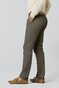 Meyer Oslo Twill Organic Cotton Lightweight Fine Gabardine Flatfront Broek Bruin
