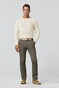 Meyer Oslo Twill Organic Cotton Lightweight Fine Gabardine Flatfront Broek Bruin