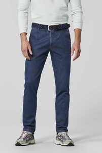 Meyer Oslo Ultralight Coolmax Denim Flatfront Organic Cotton Flex Jeans Dark Stone