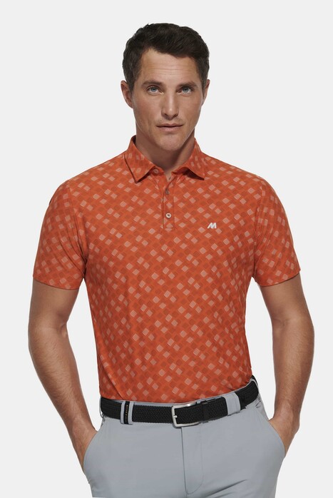 Meyer Phil Active High Performance Jersey Lomellina Repreve Polo Pumpkin