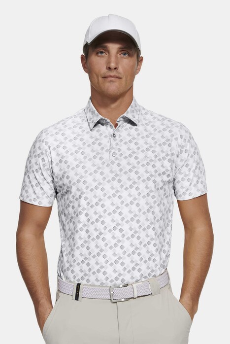 Meyer Phil Active High Performance Jersey Lomellina Repreve Polo Wit