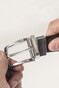 Meyer Reversible Uni Subtle Texture Riem Bruin-Zwart