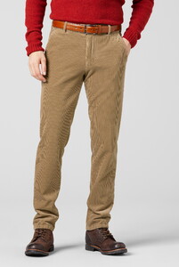 Meyer Rio Organic Cotton Corduroy Comfort Stretch Corduroy Broek Camel
