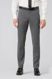 Meyer Roma Active Wool Stretch Easy-Care Pants Mid Grey