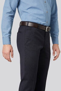 Meyer Roma Active Wool Stretch Easy-Care Pants Navy