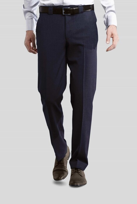 Meyer Roma Fairtrade Cotton Flatfront Broek Marine