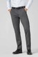 Meyer Roma Fine Gabardine Wool 4-Way-Stretch Broek Midden Grijs
