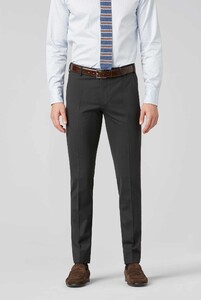 Meyer Roma Fine Tropical Wool 4-Way-Stretch Broek Antraciet
