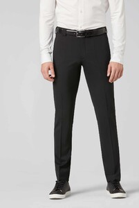 Meyer Roma Fine Tropical Wool 4-Way-Stretch Broek Zwart