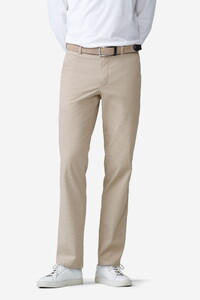 Meyer Roma Organic Cotton Subtle Stretch Fine Details Summer Cotelé Broek Beige