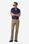 Meyer Roma Organic Cotton Subtle Stretch Fine Details Summer Cotelé Broek Zand