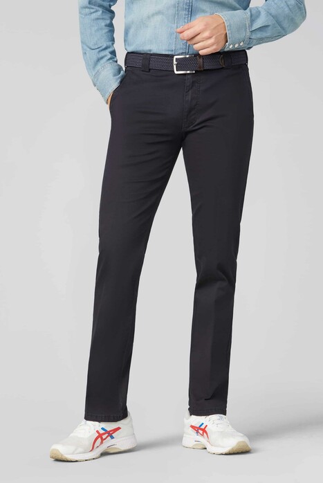 Meyer Roma Soft Organic Cotton 2-Way-Stretch Broek Navy