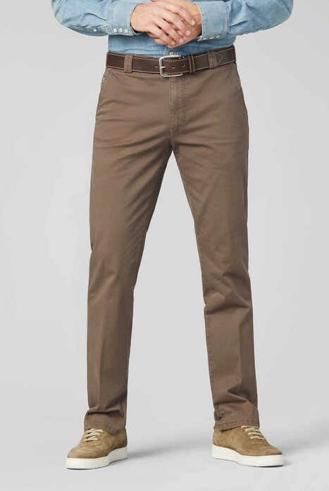 Meyer Roma Soft Organic Cotton 2-Way-Stretch Broek Stone Beige