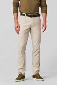 Meyer Roma Subtle Stretch Pure Linnen Organic Cotton Broek Beige