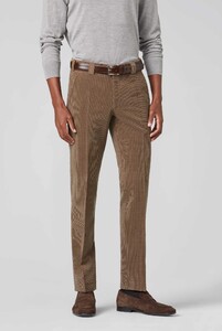 Meyer Roma Wool Cord Corduroy Broek Taupe