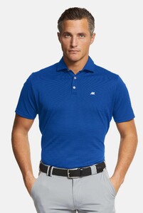 Meyer Rory High Performance Piqué Look Texture Polo Royal Blue