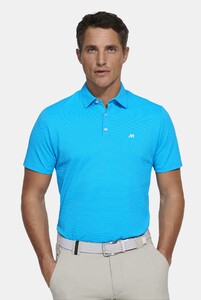 Meyer Rory High Performance Pique Look Texture Poloshirt Ice Blue