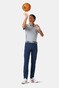 Meyer Scottie High Performance Piqué Structure 4-Way Stretch Polo Grijs