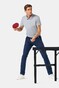 Meyer Scottie High Performance Piqué Structure 4-Way Stretch Polo Grijs