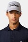 Meyer Scottie High Performance Piqué Structure 4-Way Stretch Polo Navy