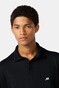 Meyer Scottie High Performance Piqué Structure 4-Way Stretch Polo Zwart