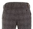 Meyer Silver Check Broek Donker Grijs