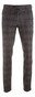 Meyer Silver Check Broek Donker Grijs